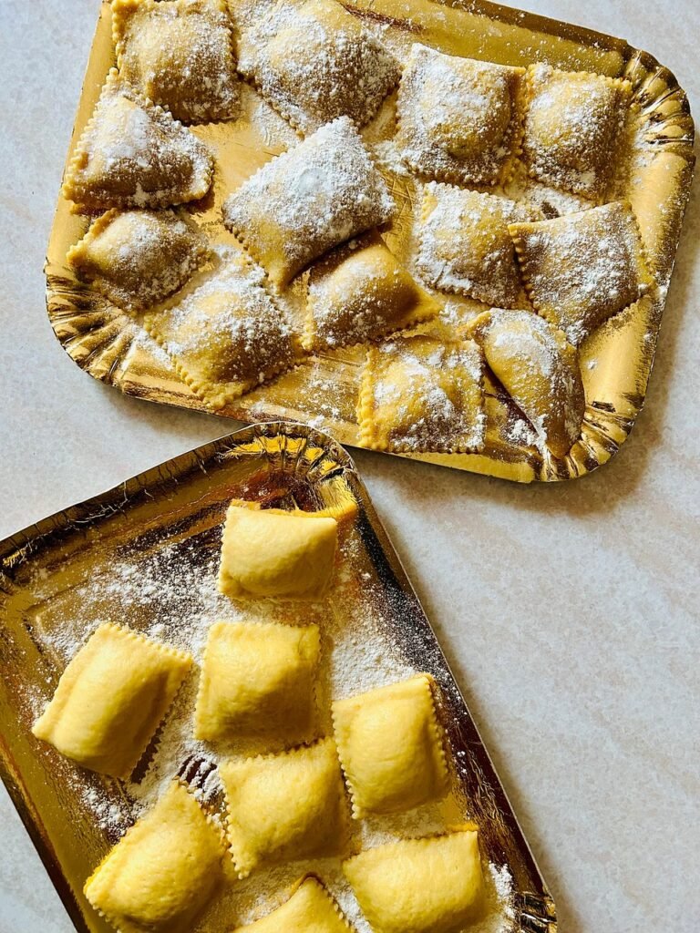 Ravioli and pastry recipe, ravioli, food, pastry, calories, flatlay, food, food, food, food, food
